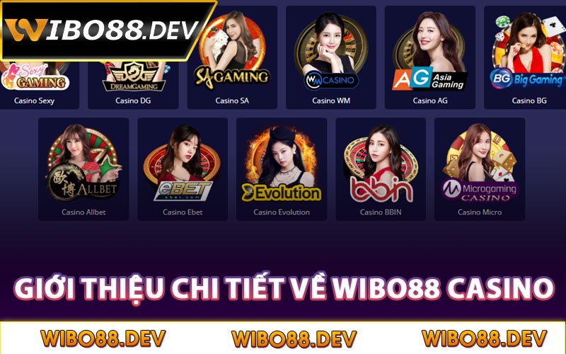 Giới thiệu chi tiết về Wibo88 Casino